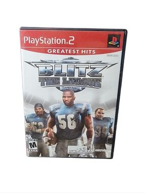 PS2 BLITZ The League Greatest Hits Football Video Game Complete